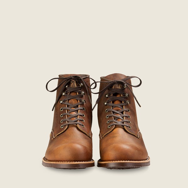 Red Wing Heritage Boots Mens Brown - Blacksmith - 6-inchr Rough & Tough Leather - 0175928-WP